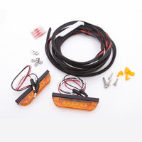 Bushwacker 99-18 אוניברסלי 3-wire Led Marker Light Kit עבור אבוקות בסגנון שטוח