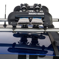 מנשא סקי אוניברסלי Rhino-Rack - מתאים ל-2 זוגות מגלשיים - שחור