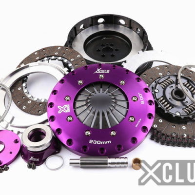 XClutch 99-02 Nissan Skyline GT-R 2.6L 9in Clutch אורגני כפול קפיצים