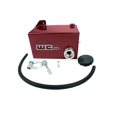 Wehrli 01-07 שברולט 6.6L LB7/LLY/LBZ Duramax OEM מיקום מיכל מיכל קירור ערכת - WCFab אדום