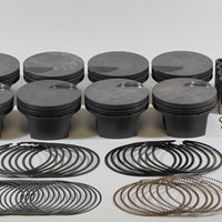 Mahle MS Piston Set BBC 460ci 4.280in Bore 4.00in Stroke 6.135in Rod 0.990 Pin -3cc 8.2 CR סט של 8