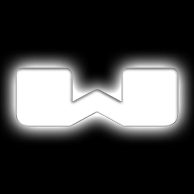 ORACLE Lighting תגי אותיות לד אוניברסלי מואר - מט גימור משטח - W SEE אחריות