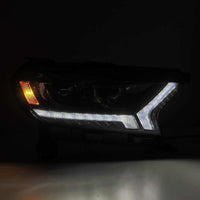 AlphaRex 19-21 Ford Ranger LUXX LED Proj פנסי קרש סגנון אלפא שחור עם אות Seq/DRL