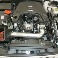 ספקטר 2018 ג'יפ רנגלר V6-3.6LF/I ערכת יניקת אוויר - מלוטש עם מסנן אדום