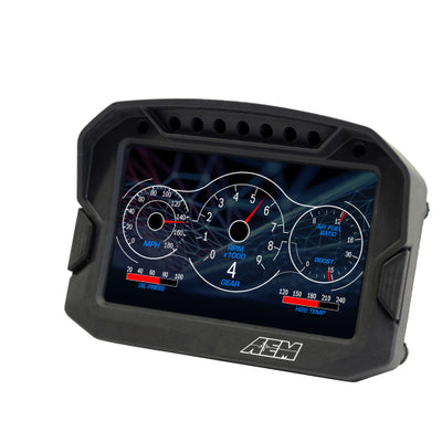 AEM CD-5LG Carbon Logging Display Dash דיגיטלי עם GPS פנימי 10Hz ואנטנה