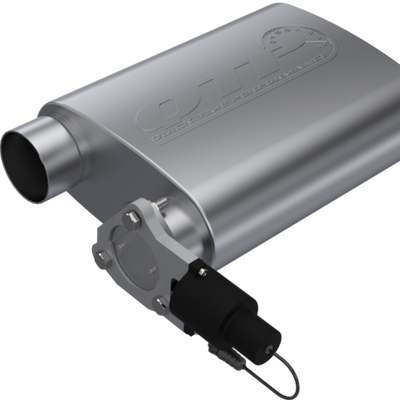 QTP 3-in Weld-On 304SS משתיק קול הפוך עם חותך חשמלי QTEC