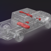 ערכת אודיו של Rockford Fosgate 2020+ Jeep Gladiator JT Stage 5