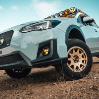 KC HiLiTES FLEX ERA 3 Dual Mode SAE פנסי ערפל - ערכת מאסטר 2 אורות לסובארו קרוסטרק/פורסטר