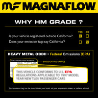 MagnaFlow Conv Universal 2 אינץ'/2 אינץ' כפול/כפול