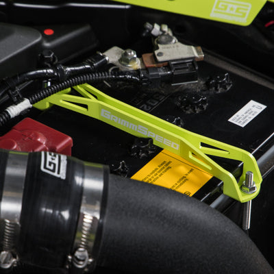 Grimm Speed ​​סובארו אימפרזה/WRX/STI/Legacy/Forester/BRZ קשירת סוללה קלה - ירוק ניאון