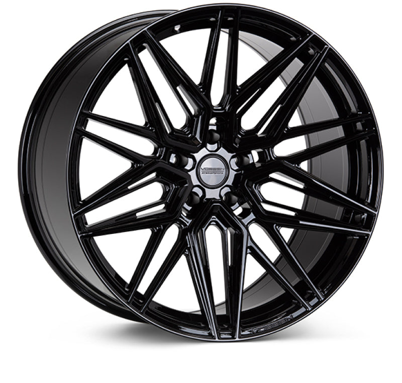 Vossen HF-7 20x9.5 / 5x120 / ET20 / Deep Face / 72.56 - Gloss Black Wheel