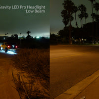 KC HiLiTES 07-18 ג'יפ JK 7in. Gravity LED Pro DOT מאושר פנס ראשי חלופי (יחיד)