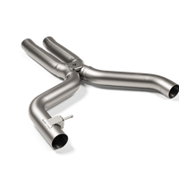 Akrapovic 2021+ BMW G87 M2, G80 M3 & G82 M4 Evolution צינור קצר קישור ללא תהודה (טיטניום)