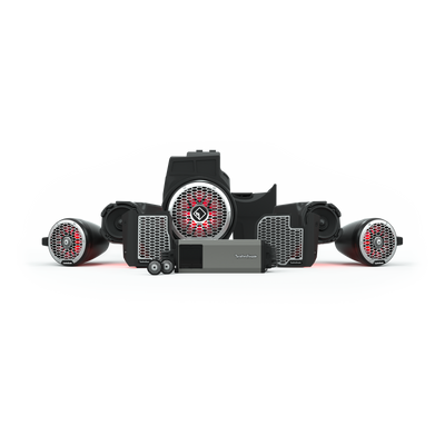 Rockford Fosgate 19+ Polaris RZR Pro Xp/ Pro R/ Turbo R Stage 5 מערכת שמע עם פיקוד נסיעה