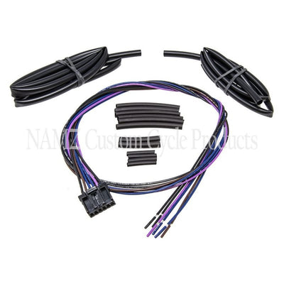 NAMZ 11-17 V-Twin FXST/FLST w/Switch Housing Monthly Signal Front Turn Sig Relocation Harness 36in.