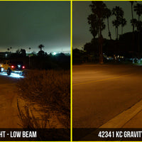 KC HiLiTES 07-18 ג'יפ JK (לא עבור רוביקון/סהרה) 7 אינץ'. Gravity LED Pro DOT פנס (Pir Pack Sys)