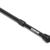 מכסה מנוע סיבי פחמן אוניברסלי Seibon/אביזר תא מטען עם לוגו Seibon