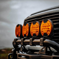 KC HiLiTES SlimLite 8 אינץ'. LED Light Shield נהיגה (מגן בלבד) - ענבר