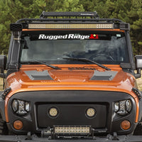 Rugged Ridge 07-18 ג'יפ רנגלר JK Elite Fast Track שמשה קדמית מתלה בר עם מוט צולב