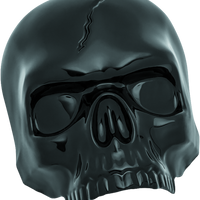 כיסוי קרן גולגולת קוריאקין שחור