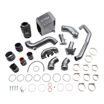 Wehrli 06-07 שברולט 6.6L Duramax LBZ Stage 2 High Flow Bundle Kit - WCFab Grey