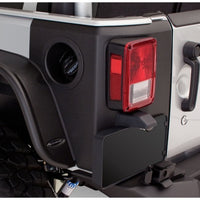 Bushwacker 07-18 Jeep Wrangler Trail Armor פינות אחוריות - שחור