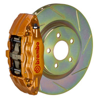 Brembo 02-07 Impreza/WRX/08-14 WRX Fr GT BBK 4 Pist Cast 2pc 326 x30 1pc Rotor Slotted Type1 - זהב