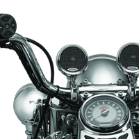 Kuryakyn Road Thunder Speaker Pods Bluetooth Controller Chrome