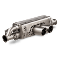 Akrapovic 21-22 Porsche 911 GT3/GT3 RS (992) Slip On Race Line (טיטניום) עם עצות טיטניום