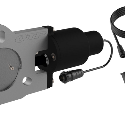 QTP 2.25in Bolt On QTEC Valve Electric Cutout - יחיד