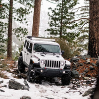 KC HiLiTES 18-23 ג'יפ JL/JT 4in. Gravity G4 LED אור 10w SAE/ECE קרן ערפל שקופה (מערכת חבילה זוגית)