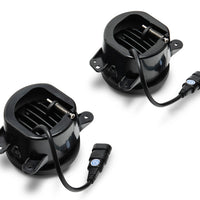 Raxiom 07-22 ג'יפ רנגלר JK/JL Axial Tri-Bar LED ערפל פנסי ערפל- לבן