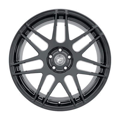 Forgestar F14 20x12 / 5x120.65 BP / ET50 / 8.5 אינץ' BS גלגל שחור מבריק