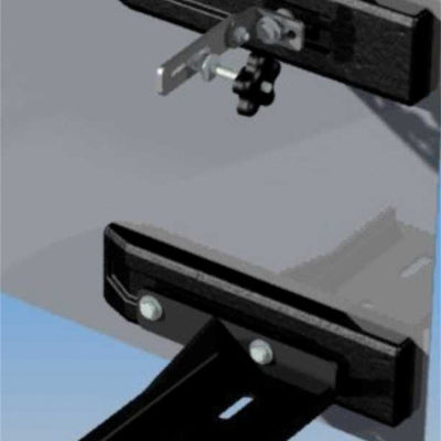 השתוללות 2007-2018 ג'יפ רנגלר (JK) High Lift Jack Mount - שחור
