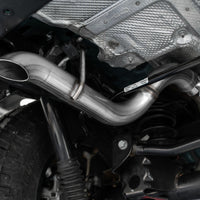 MBRP 2.5 אינץ' ציר אחורי משתיק קול צינור עוקף 18-20 ג'יפ רנגלר JL 2DR/4DR 3.6L T409