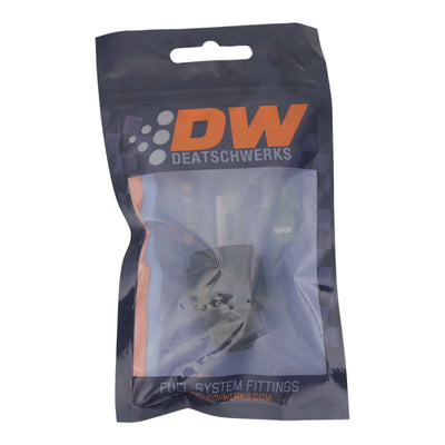 DeatschWerks 10AN מפחית התלקחויות נקבה ל-8AN זכר - שחור מט אנודייז