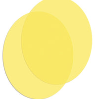 עדשת כיסוי צהובה מסדרת Hella Rallye 4000 (זוג)