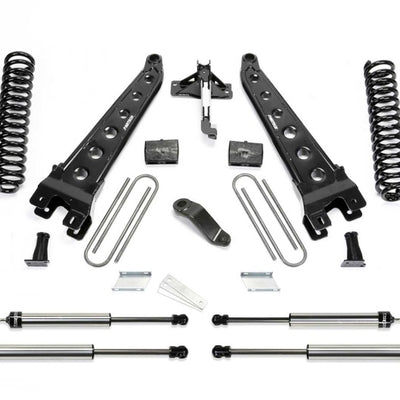 Fabtech 19-20 Ford F450/F550 4WD דיזל 6in Rad Arm Sys w/coils &amp; Dl Shks