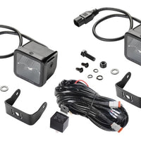 Hella Universal Black Magic 2.7in LED Cube Kit - Flood Beam