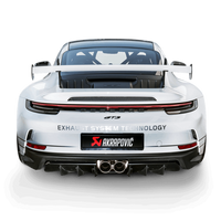 Akrapovic 21-22 Porsche 911 GT3/GT3 RS (992) Slip On Race Line (טיטניום) עם עצות טיטניום