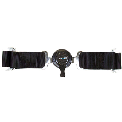 NRG 4PT 2in. רתמת חגורת בטיחות / נעילת פקה - שחורה