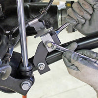 RockJock JL/JT Brake Line Relocation Bracket Kit זוג קדמי