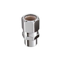 McGard Hex Lug Nut (שוק קצר מרוצי דראג) M12X1.5 / 13/16 Hex / 1.6 אינץ'. אורך (4-Pack) - כרום