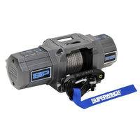 Superwinch 3500 LBS 12V DC 7/32in x 40ft חבל סינטטי Hawse Fairlead SP 35SR כננת