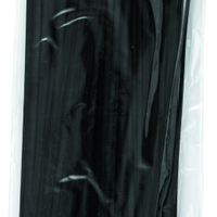 קשרי כבלים BikeMaster 15 אינץ' (חבילה של 100) - שחור