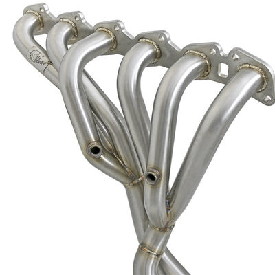 aFe Twisted Steel Long Tube Header/Connect Pipes Street Series 01-16 Nissan Patrol (Y61) V8 4.8L