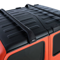 Rhino-Rack 07-22 ג'יפ רנגלר JK/JL 4 דלתות קשיח Vortex SG 2 מדף גג בר - שחור