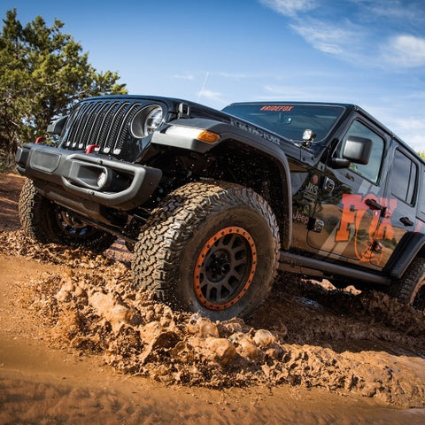 Fox 18+ Jeep JL 2.0 Factory Race Series 8.1in ATS Stabilizer 23.2in Ext Through-Shaft Axle Mount